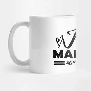 46th Wedding Anniversary - 46 years anniversary Mug